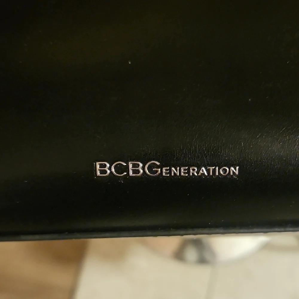 BCBGeneration Black Studded Tote with Silver Accents - Picture 3 of 7